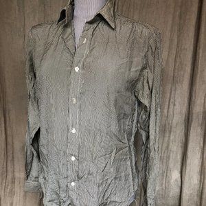 Calvin Klein Collection vintage engneerstripe SILK